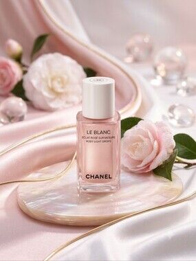 NEW~ CHANEL LE BLANC ROSY LIGHT DROPS ~ Sheer Highlighter